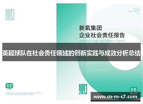 英超球队在社会责任领域的创新实践与成效分析总结